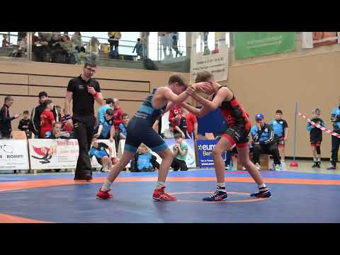 U12 Hruby vs Buchmann 50kg. Württ. Meisterschaften 2025 Freistil Ringen/Wrestling