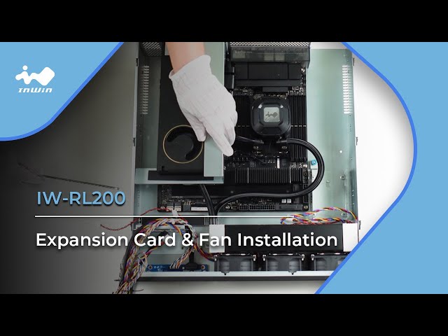InWin IW-RL200 Expansion Card & Fan Installation