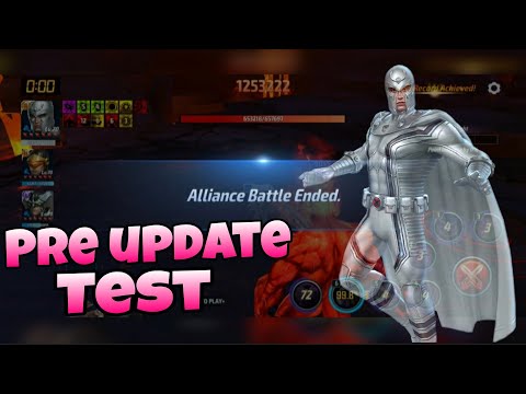 Magneto WBL and ABL pre-update test with CTP of rage - Marvel Future Fight - MH Gaming.