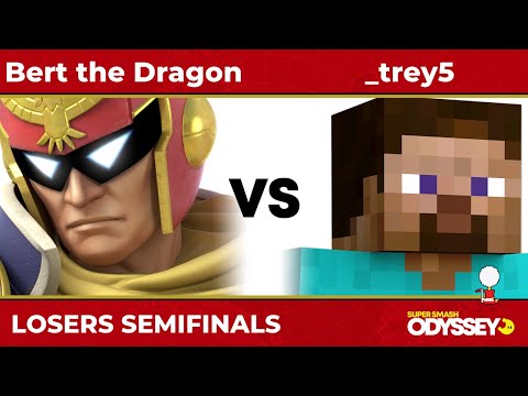 SSO 39 - Bert the Dragon (Captain Falcon) VS UTDe | _trey5 (Steve) - Losers Semifinals - SSBU