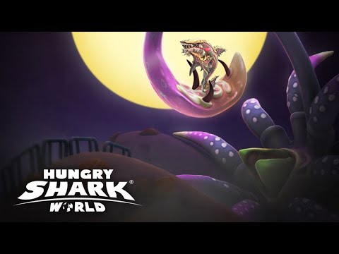 HOW KILL COLOSSA SQUID BOSS EASILY AND FASTLY WITH ANCIENT MEGALODON - Hungry Shark World