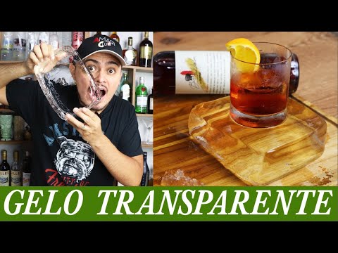 Como fazer Gelo Transparente em Casa 🧊💎 Gelo Cristalino #gelo #coqueteis #drinks #clearice