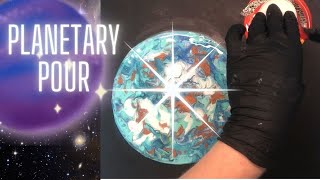Pour Painting Planets | Fluid Art