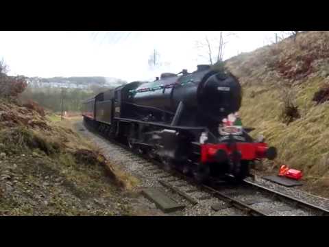 WD 8F on Santa Special on the KWVR, Mythholmes