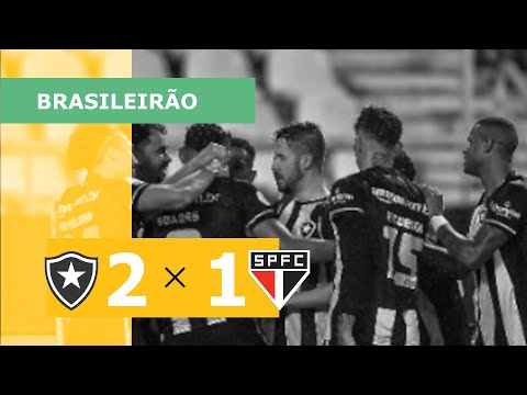 Botafogo 2 x 1 São Paulo - Gols - 15/04 - Brasileirão 2023