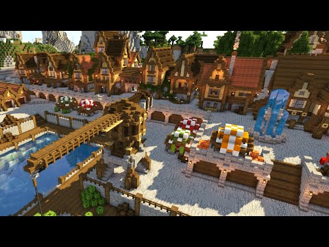 BlueNerd - Minecraft Timelapse | Medieval Town and Port