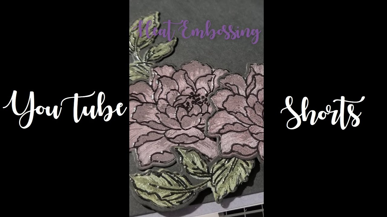 Heat Embossing Reveal #shorts