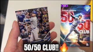 Shohei Ohtani Rare 50/50 Club card Topps!! #topps #cards #shoheiohtani