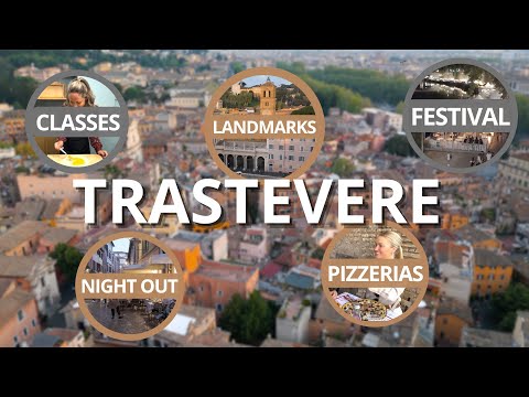 Rome Trastevere District 🇮🇹 Nightlife, Food, Shopping & More