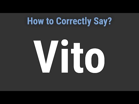 How to Pronounce Name Vito (Correctly!)