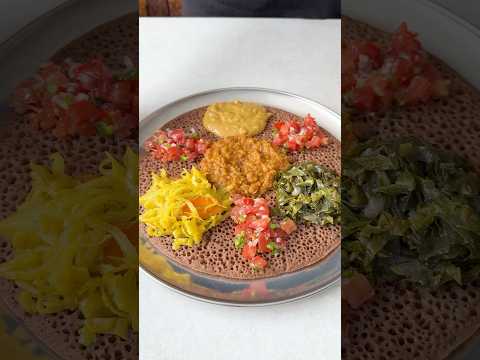 Ethiopia’s National Dish 🇪🇹 Injera #shorts