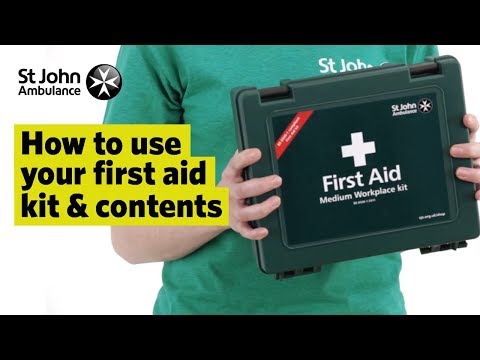 How to use first aid kit & contents