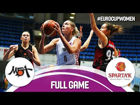 MBA Moscow (RUS) v Sparta&k M.R. Vidnoje (RUS) - Full Game - EuroCup Women 2017-18