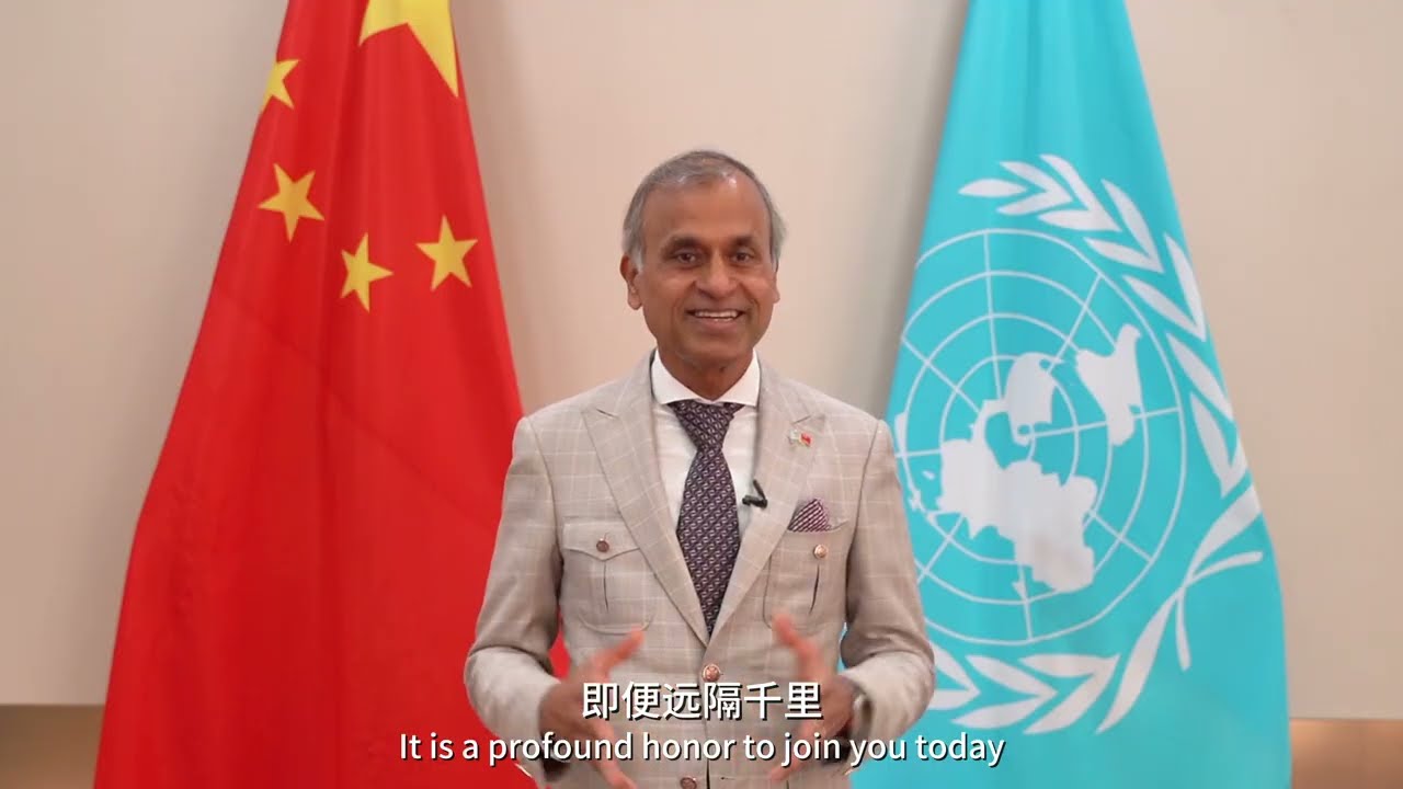 UN Resident Coordinator Siddharth Chatterjee for UWC Changshu China