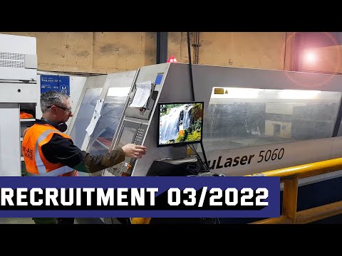 Recruiting CNC Machine Operators, Fabrication Welders, Production Supervisors, General Operators