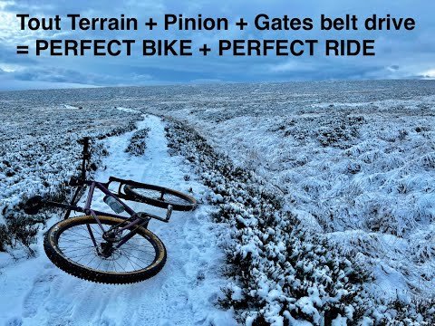 THE PERFECT SHIFTING SYSTEM:Tout Terrain Outback Snow Ride with Pinion Gearbox and Gates Belt Drive