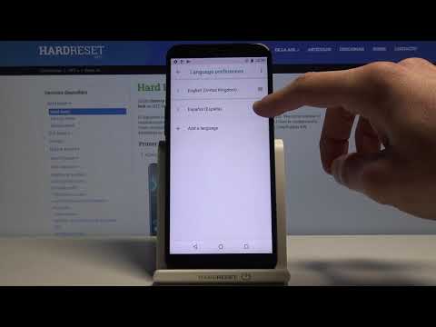 How to change the language to Spanish on HTC Desire 12s? - Set language