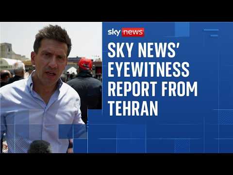 Dominic Waghorn witnesses defiance on streets of Tehran