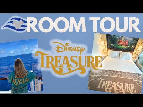 Thumbnail for Disney Treasure Deluxe Oceanview Verandah Stateroom Tour on Deck 9 - Encanto Themed (2025)