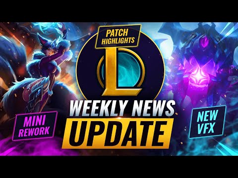 WEEKLY NEWS UPDATE: Ahri Rework + Vel'koz VFX & More - League of Legends Season 12
