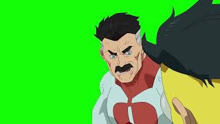 Omni-Man "look what they need to mimic a fraction of our power" Invincible green screen