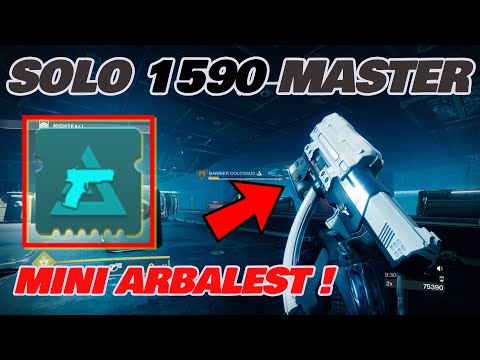 MINI ARBALEST: BARRIER FORERUNNER Sidearm: Solo 1590 Master Nightfall: Piercing Sidearms FIXED !