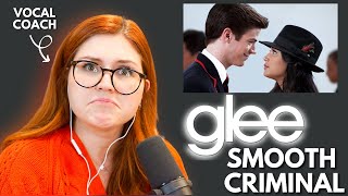 SMOOTH CRIMINAL I Glee I Vocal coach reacts!