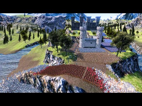 Evil Army Lay Siege to Castle, army in charge of defense will win?|Ultimate Epic Battle Simulator