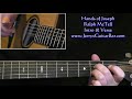 Ralph McTell Hands of Joseph Intro Guitar Lesson