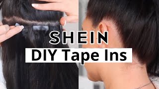 HOW TO APPLY TAPE IN HAIR EXTENSIONS AT HOME (VERY DETAILED)