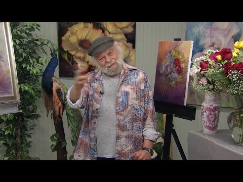 The Beauty of Oil Painting. "Impressionistic Flowers"