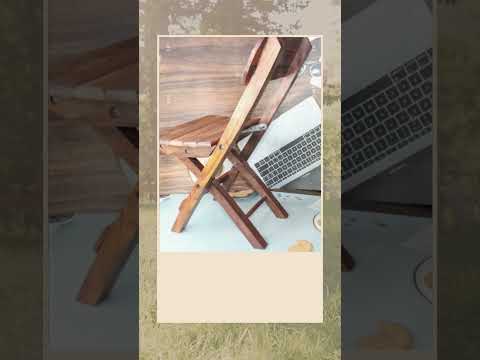 Wooden mini chair, without cushion