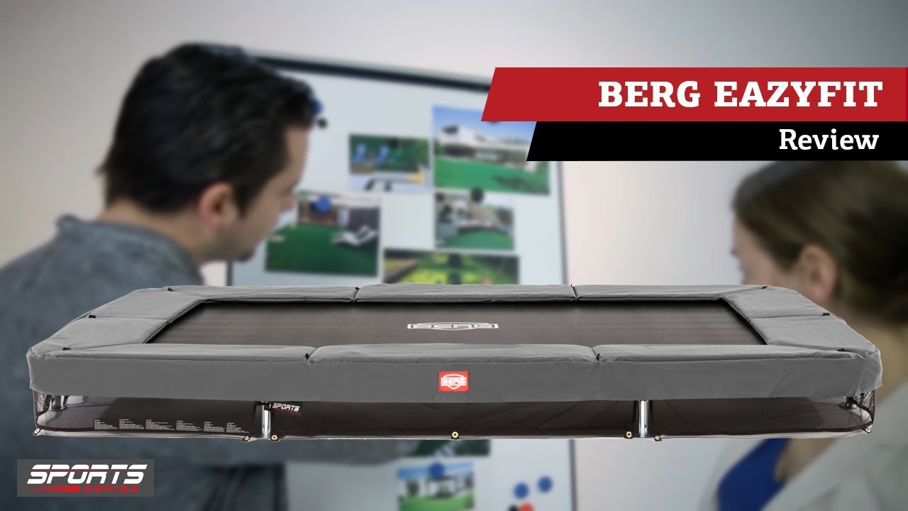 Батут Berg Ultim InGround Champion Green 330x220 см с сеткой Deluxe