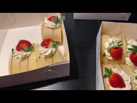 Cream cakes from my three granddaughters Mashal Aqsa & Hira