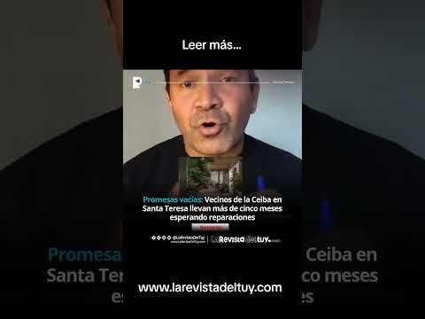 Más de 5 meses llevan esperando respuesta vecinos de La ceiba en Santa Teresa del Tuy