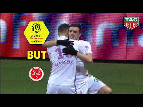 But Mathieu CAFARO (38') / EA Guingamp - Stade de Reims (0-1)  (EAG-REIMS)/ 2018-19