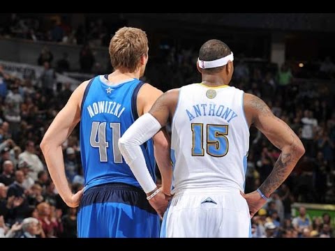 Carmelo Anthony vs Dirk Nowitzki Full Highlights 2009 WCSF G4 Nuggets at Mavericks - 85 Pts Combind