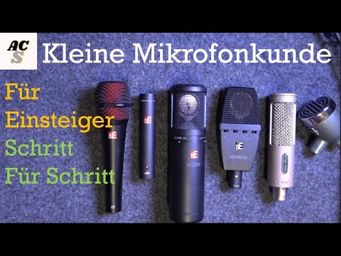 Kleine Mikrofonkunde für Einsteiger | Eine Einführung | SE Electronics | Royer Labs