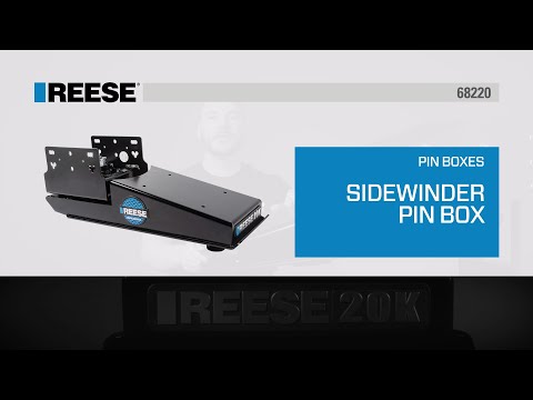How does the Sidewinder Pin-Box work? REESE® Sidewinder™-20K Fifth Wheel Pin-Box Replacement - 69220