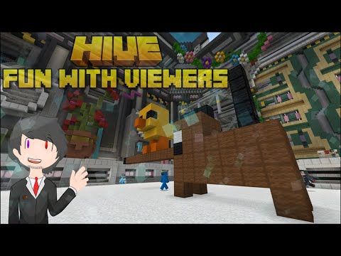 EPIC Minecraft Hive Gameplay with Viewers! Craziness Ensues!