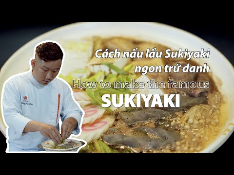 #6 | Cách nấu lẩu Sukiyaki trứ danh  | Eddie Cương Nguyễn