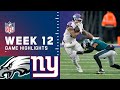 Eagles vs. Giants Week 12 Highlights | NFL 2021