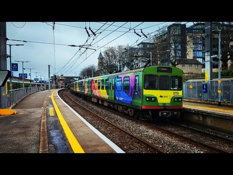 Irish Rail 8100 class Dart train, 8115 - Dún Laoghaire Station, Dublin.