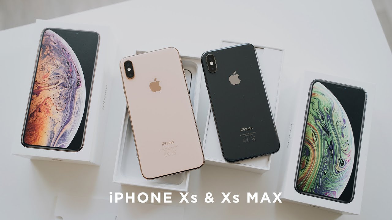 iPhone Xs & Xs Max Unboxing - Gold & Space Gray
