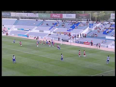 Gol de Aníbal (2-0) en el CE Sabadell - UD Almería Jornada 4