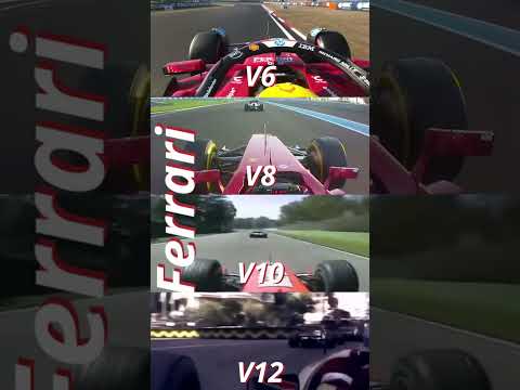 Ferrari F1 Engine Evolution: V6 vs V8 vs V10 vs V12 🔥🏎️
