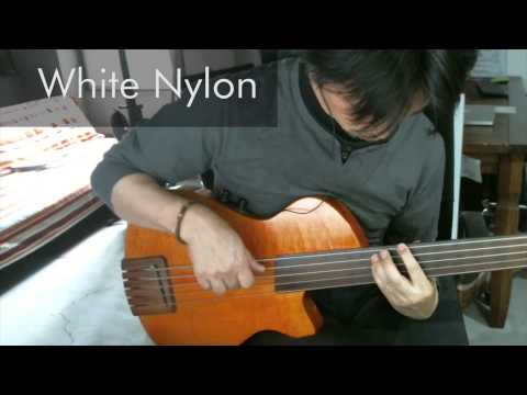 Labella Black nylon VS White nylon strings (fretless bass)
