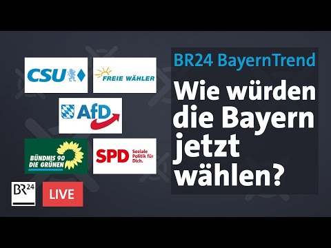 BR24 BayernTrend: Wo Bayerns Parteien aktuell stehen | BR24live