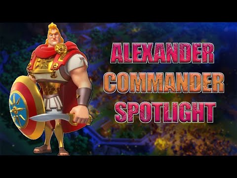 Alexander The Great Rise of Kingdoms Commander 2021 Guide/Spotlight! Best Infantry Commander!