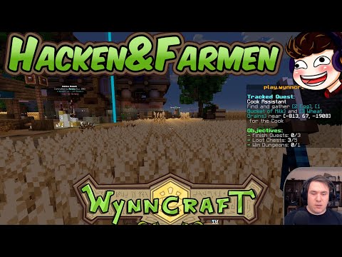 Testing Farm Professions 🏰 Let's play Wynncraft [E03][German/Deutsch][Minecraft MMORPG]